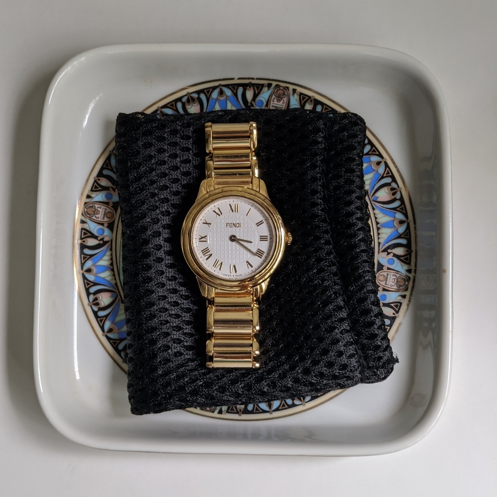 Fendi Classico Gold Watch